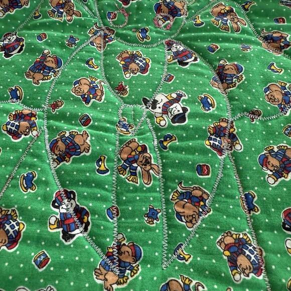 Christmas Angel Wallhanging Handmade Quilted 14.5” X 18.25” JOY - Picture 6 of 6